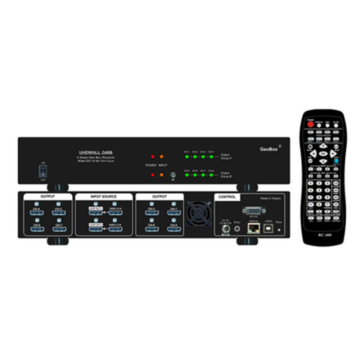 VigilLink 8 CH 4k In/Out Video Wall Controller
