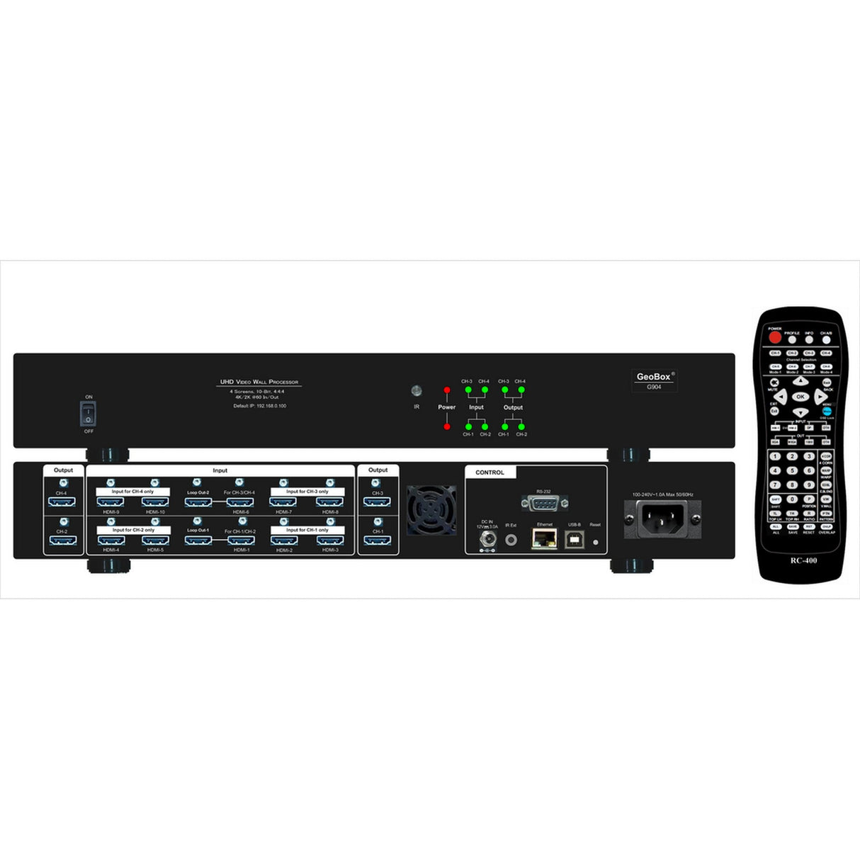 VigilLink G904 UHD Video Wall Controller