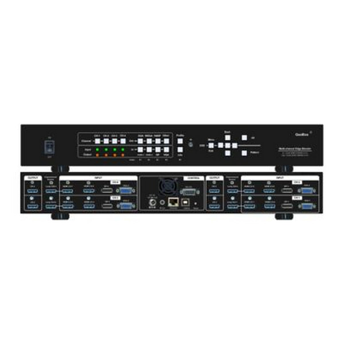 VigilLink M804Ex 4-Channel 4K/2K Edge Blending and Mapping Processor