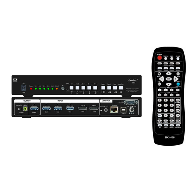 VigilLink 5x1 4K Switcher with Quad View