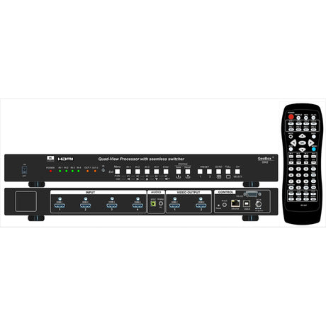 VigilLink 4x2 UHD Quad View Processor with Seamless switcher