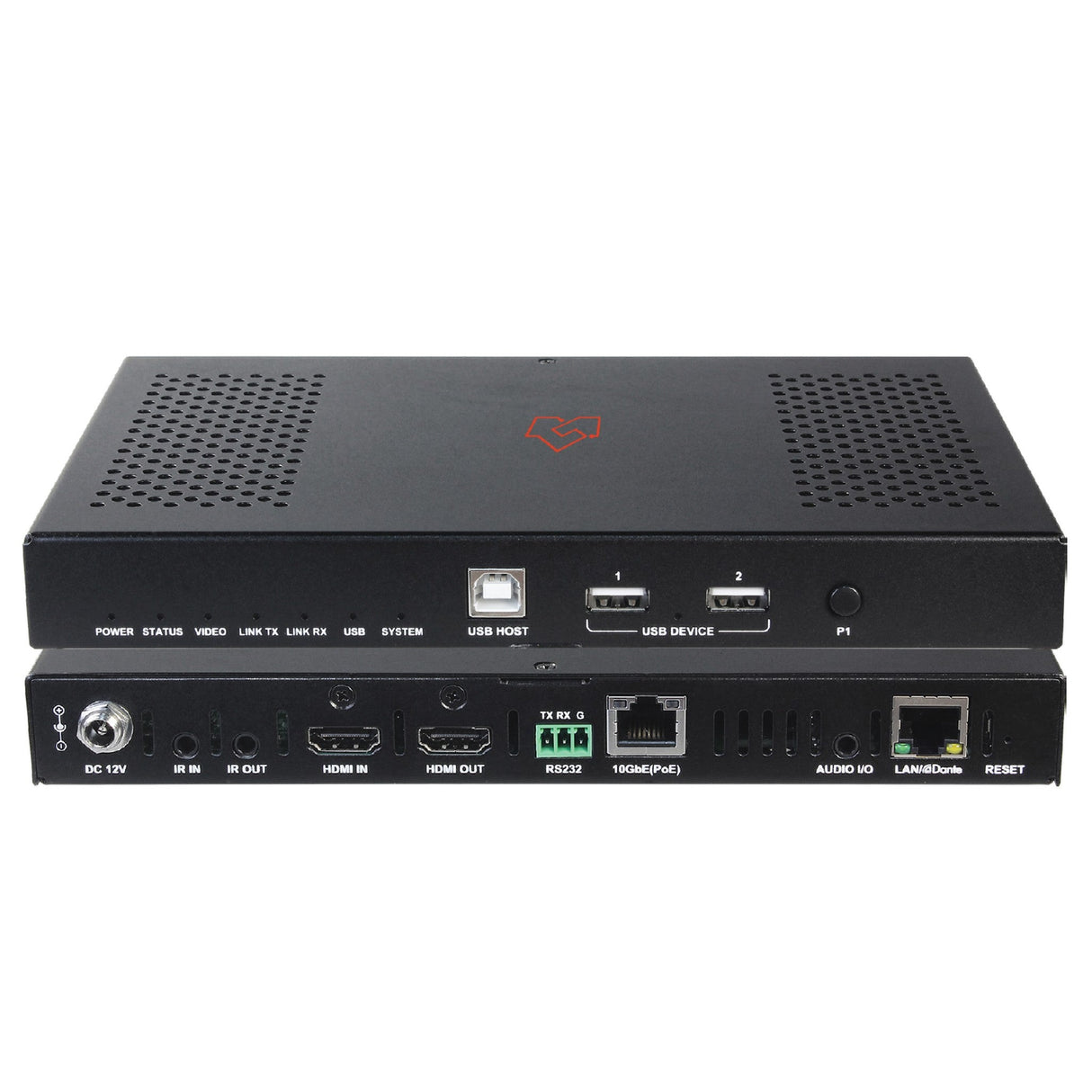 VigilLink SDVoE 10G HDMI 4K60 4:4:4 over IP w/Videowall and Multiview with Icron USB 2.0 and Dante Fiber Transceiver