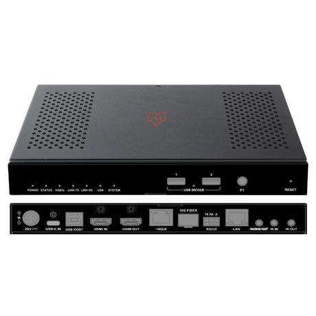 VigilLink SDVoE Transceiver Over Copper/Fiber with Switching USB-C/VIDEO/USB 2.0 and HDMI Inputs