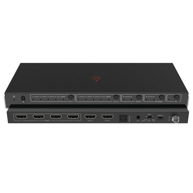 VigilLink HDMI 4x2 Matrix Switch with 4K HDR Support