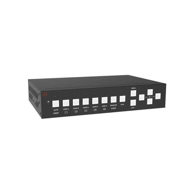 VigilLink 5x2 HDMI 2.0 Presentation Switcher with KVM/Dual HDMI Output