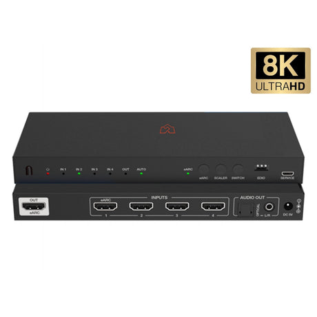 VigilLink 4x1 HDMI 2.1 Switcher with 8K 60Hz/eARC Support