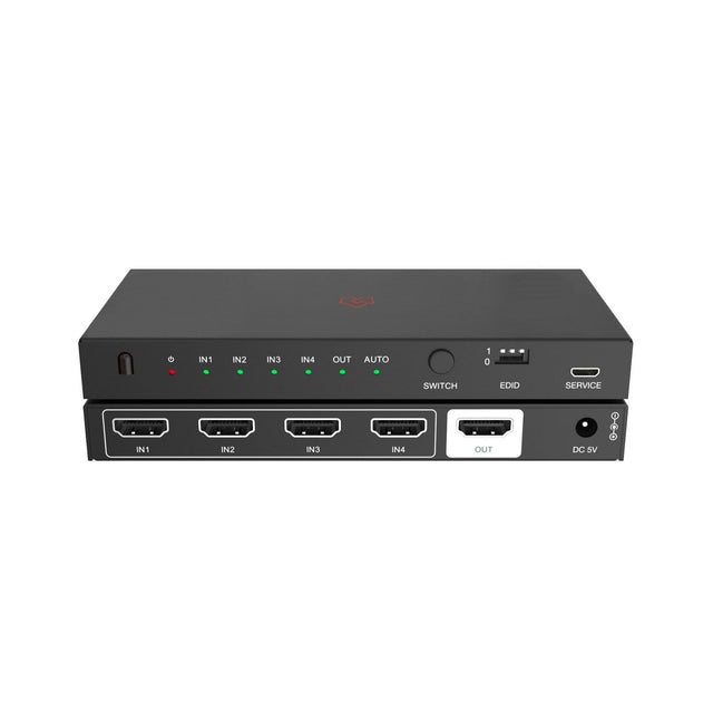 VigilLink 4x1 HDMI 2.1 Switcher with 8K 60Hz Support