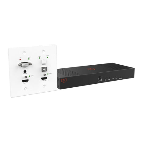 VigilLink 3x1 Wall Plate with Auto-Switching and VGA/Dual HDMI TX/RX Set