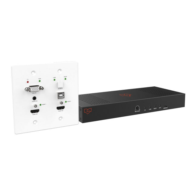 VigilLink 3x1 Wall Plate with Auto-Switching and VGA/Dual HDMI TX/RX Set