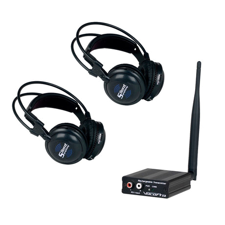 VocoPro Silent-Party-102 Silent Event Package 1 Transmitter/2 Headphone Receivers