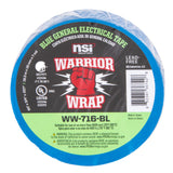 WarriorWrap WW-716-BL 716 General 7 mil Electrical Tape, Blue, .75-Inch W x 60-Feet
