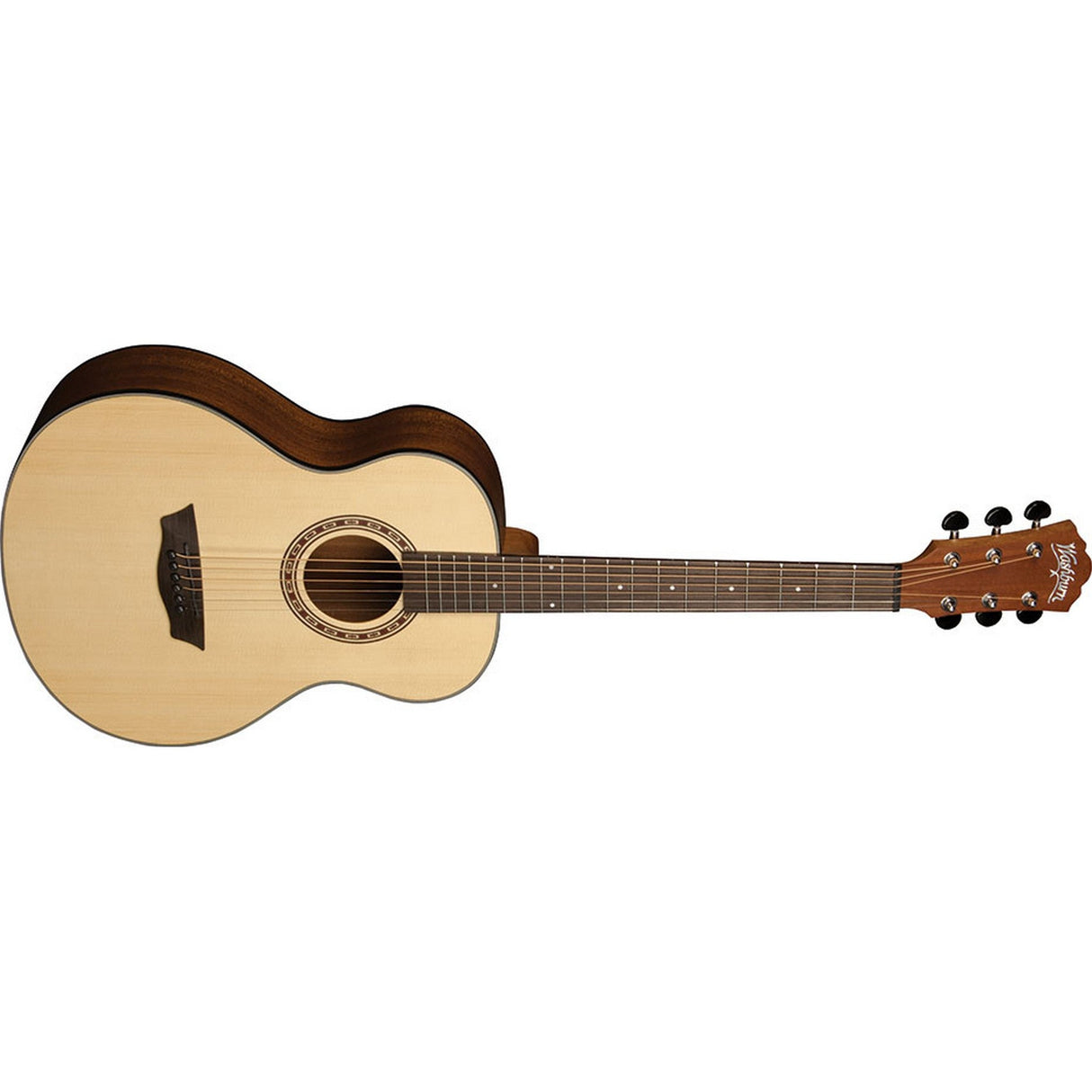 Washburn Apprentice G-Mini 5 6-String Acoustic Guitar - Natural - guitar