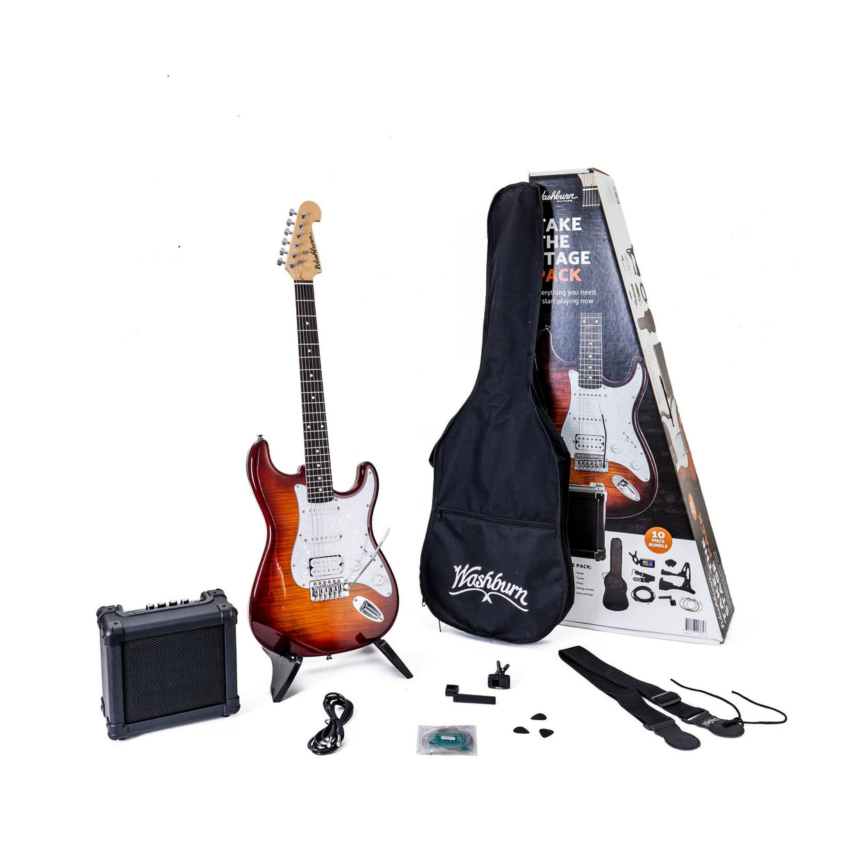Washburn SDFSBPACK Sonamaster Take the Stage Electric Guitar Pack
