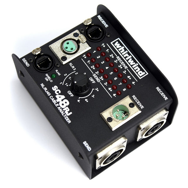 Whirlwind SC48RJ NL4 NL8 RJ45 and XLR Tester
