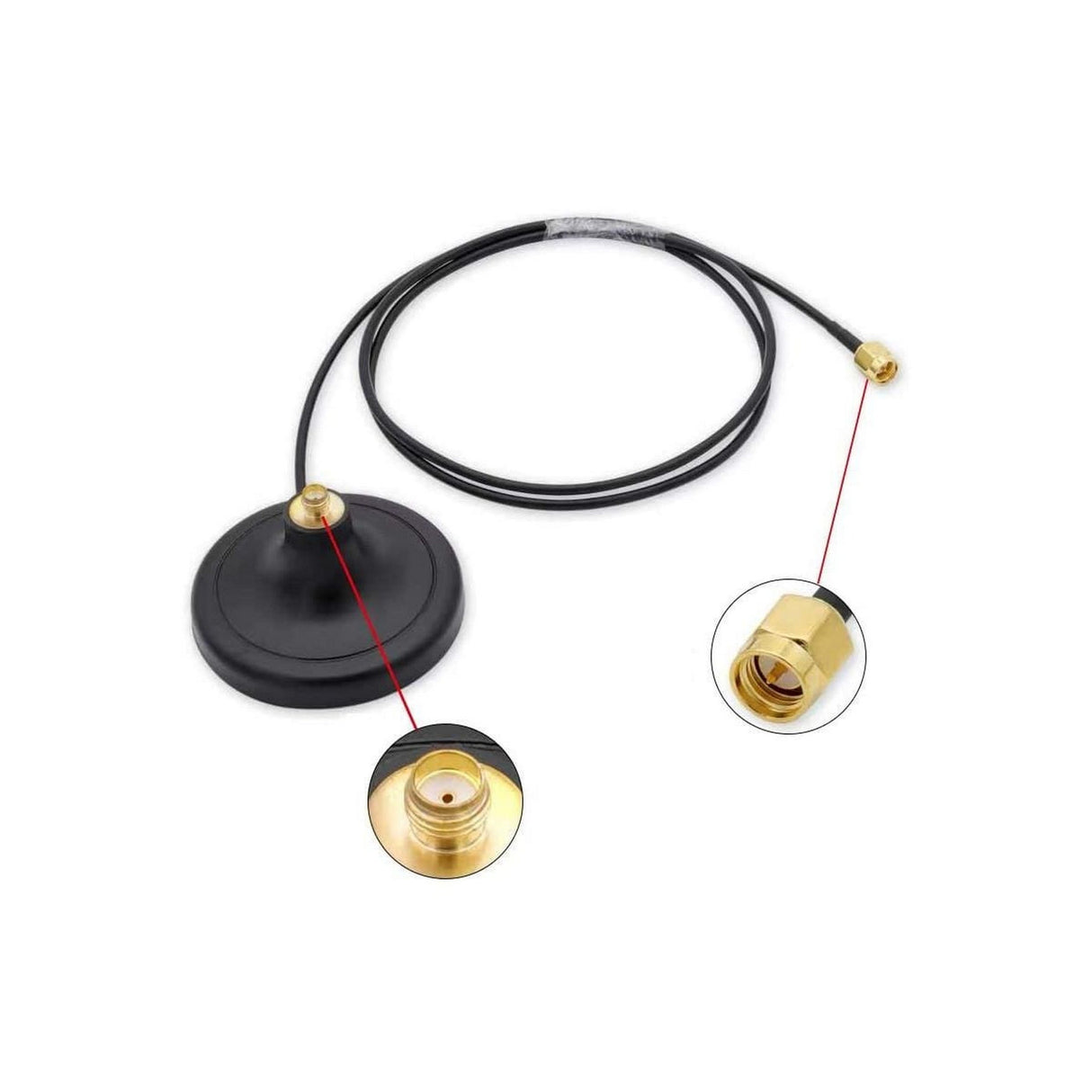 Williams AV ANT-501 Antenna Extension Cable with Magnetic Base, 10-Feet