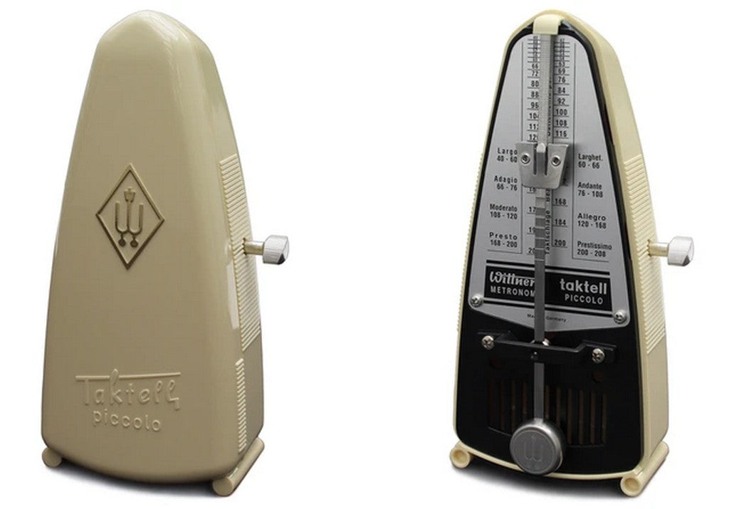 Wittner MNWPI Taktell Piccolo Mechanical Metronome, Ivory