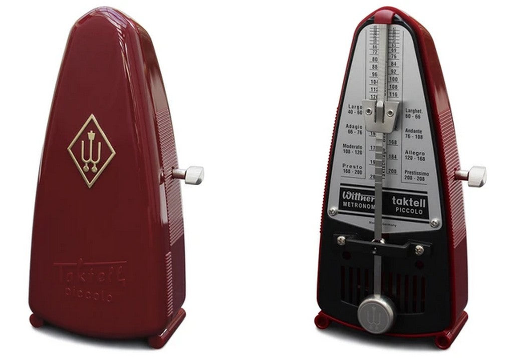 Wittner MNWPR Taktell Piccolo Mechanical Metronome, Ruby