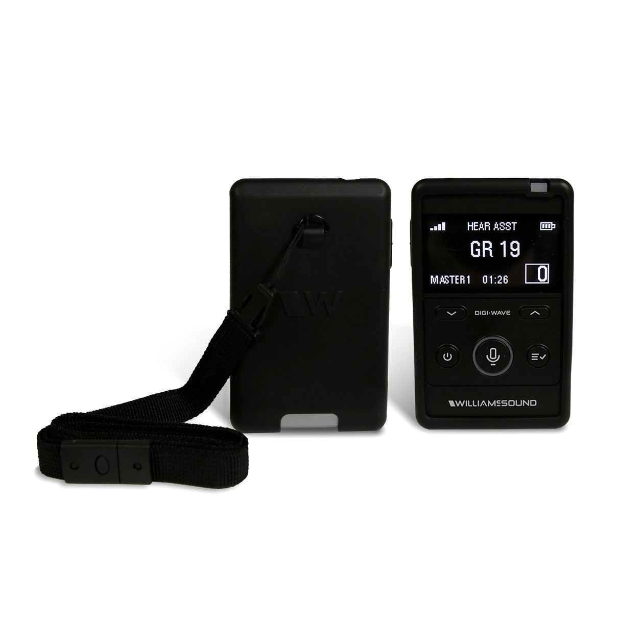 Williams AV CCS 061 BK Silicone Skins with Lanyard for Digi-Wave DLT 400 and DLR 400 RCH Black