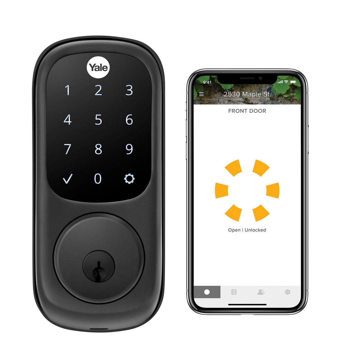 Yale Assure Lock Touchscreen Smart Lock with Wi-Fi and Bluetooth - Black Suede