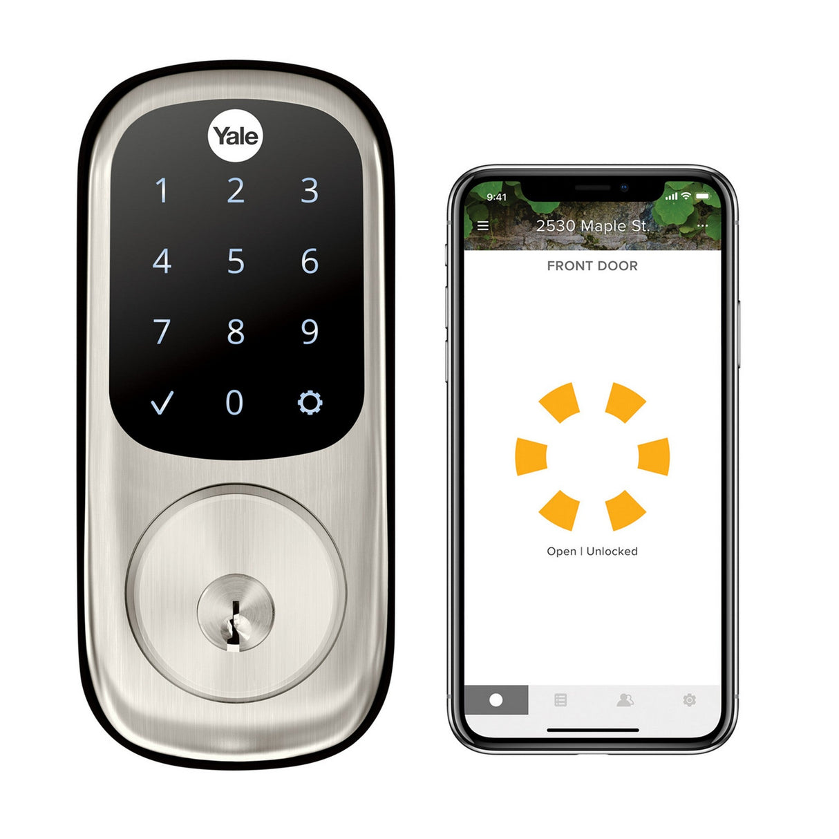 Yale Assure Lock Touchscreen Smart Lock with Wi-Fi and Bluetooth - Satin Nickel
