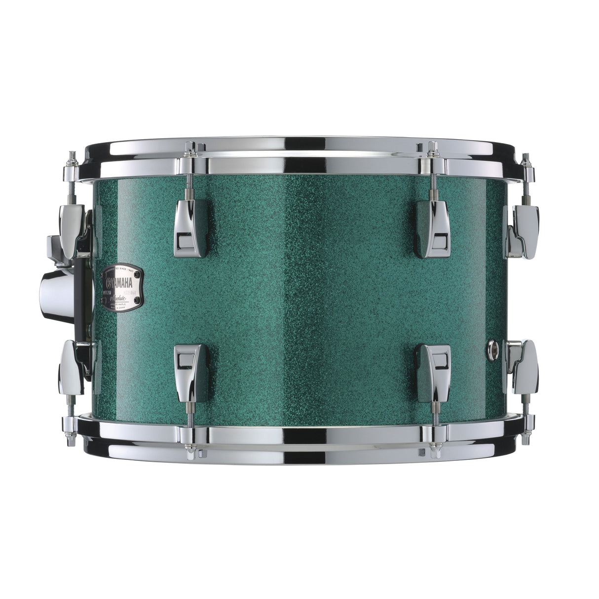Yamaha Absolute Hybrid Maple Acoustic Toms - Jade Green Sparkle / 8 x 7 inches