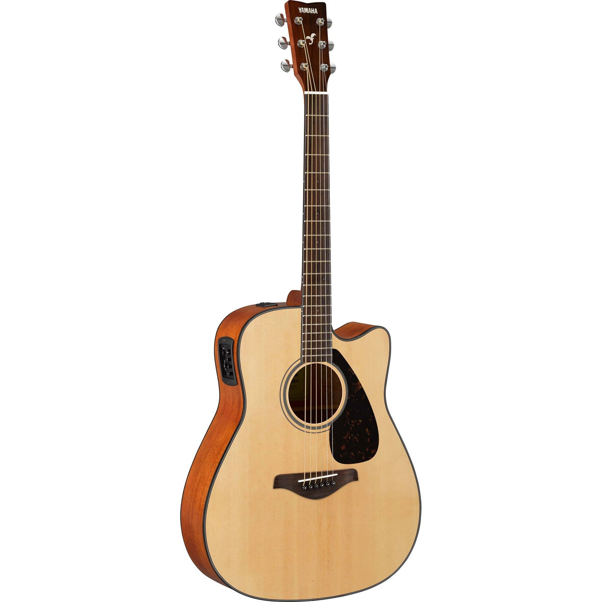 Yamaha FGX800C Traditional Western Body Solid Spruce Top Acoustic/Electric Guitar, Natural
