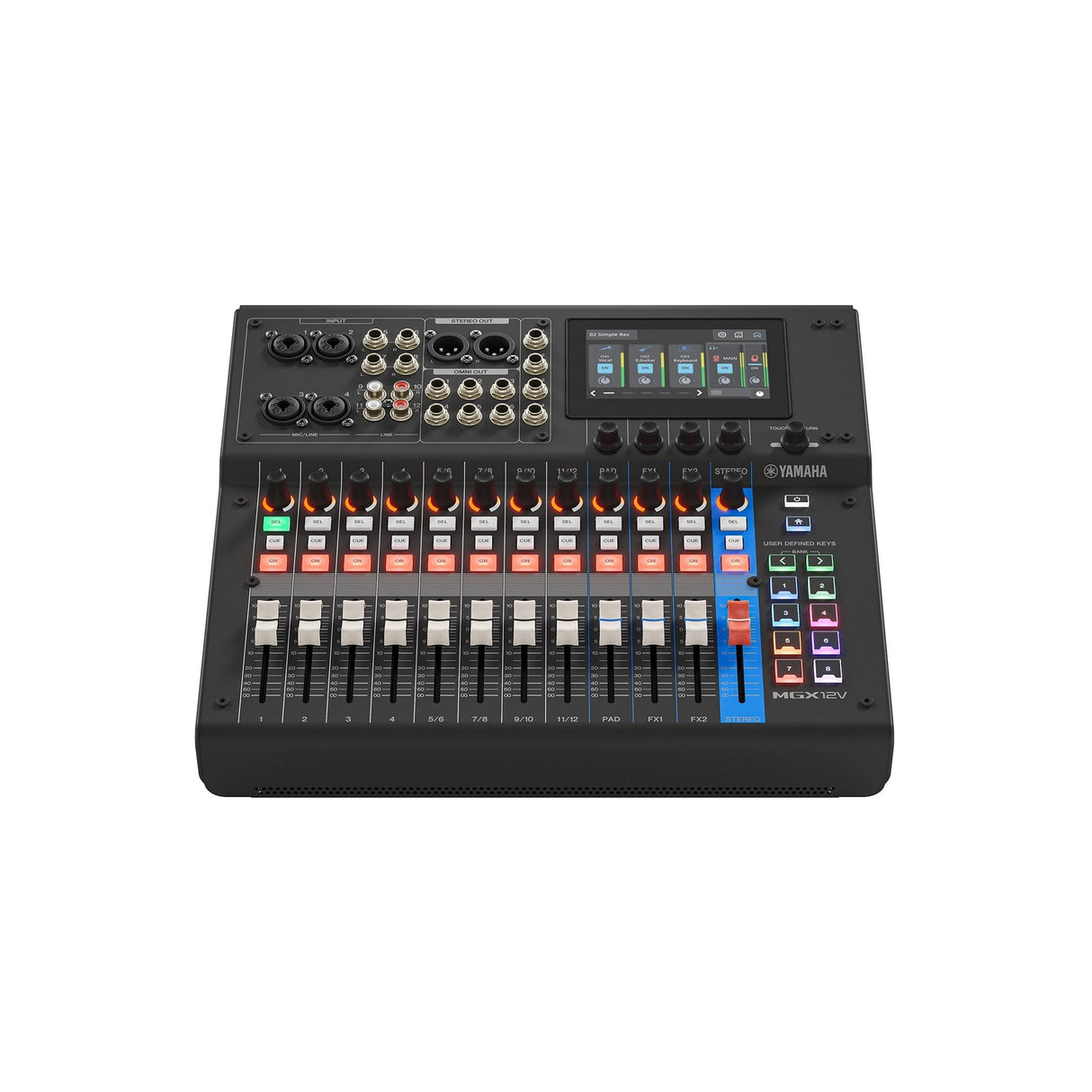 Yamaha MGX12V 18-Channel Digital Mixing Console with Video Interface