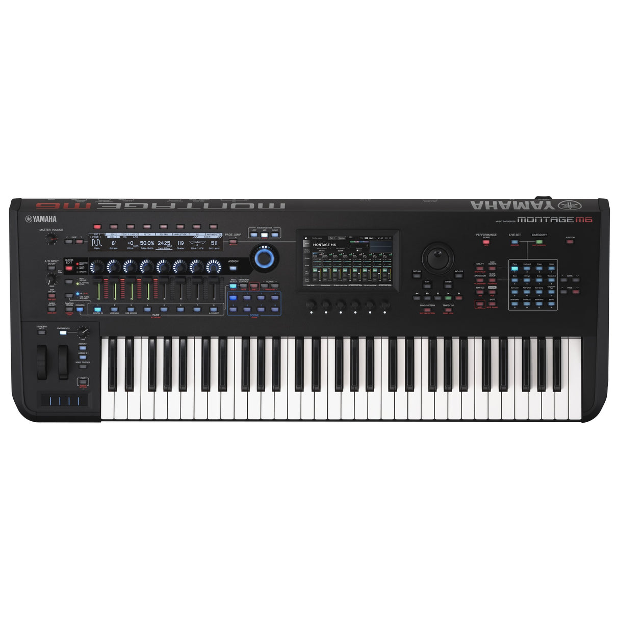 Yamaha Montage M6 61-Key Synthesizer with FSX Action, Black