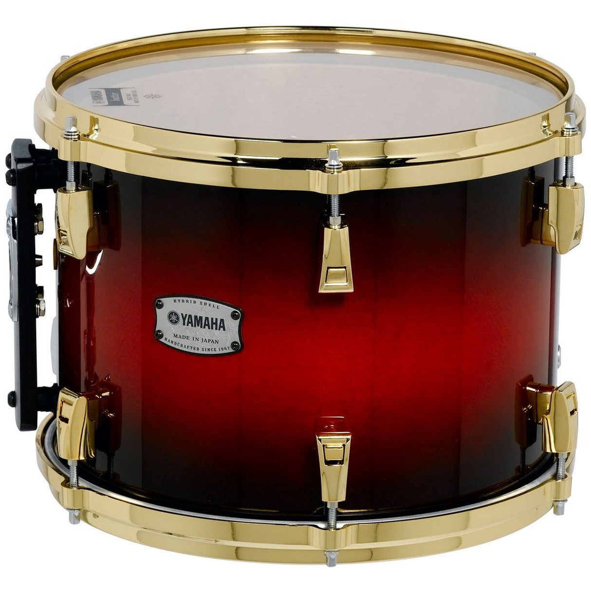 Yamaha PHX Series Gold Hardware Acoustic Tom - Black Cherry Sunburst / 8 x 7 inches