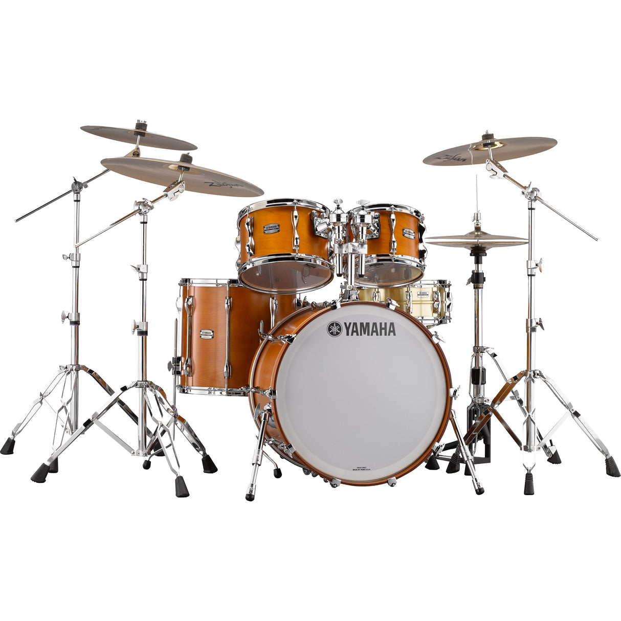 Yamaha Recording Custom Series Acoustic Multi-Piece Drum Kit - Real Wood / 3-piece Set: 1x 18’’ Bass, 1x 12’’ Tom, 1x