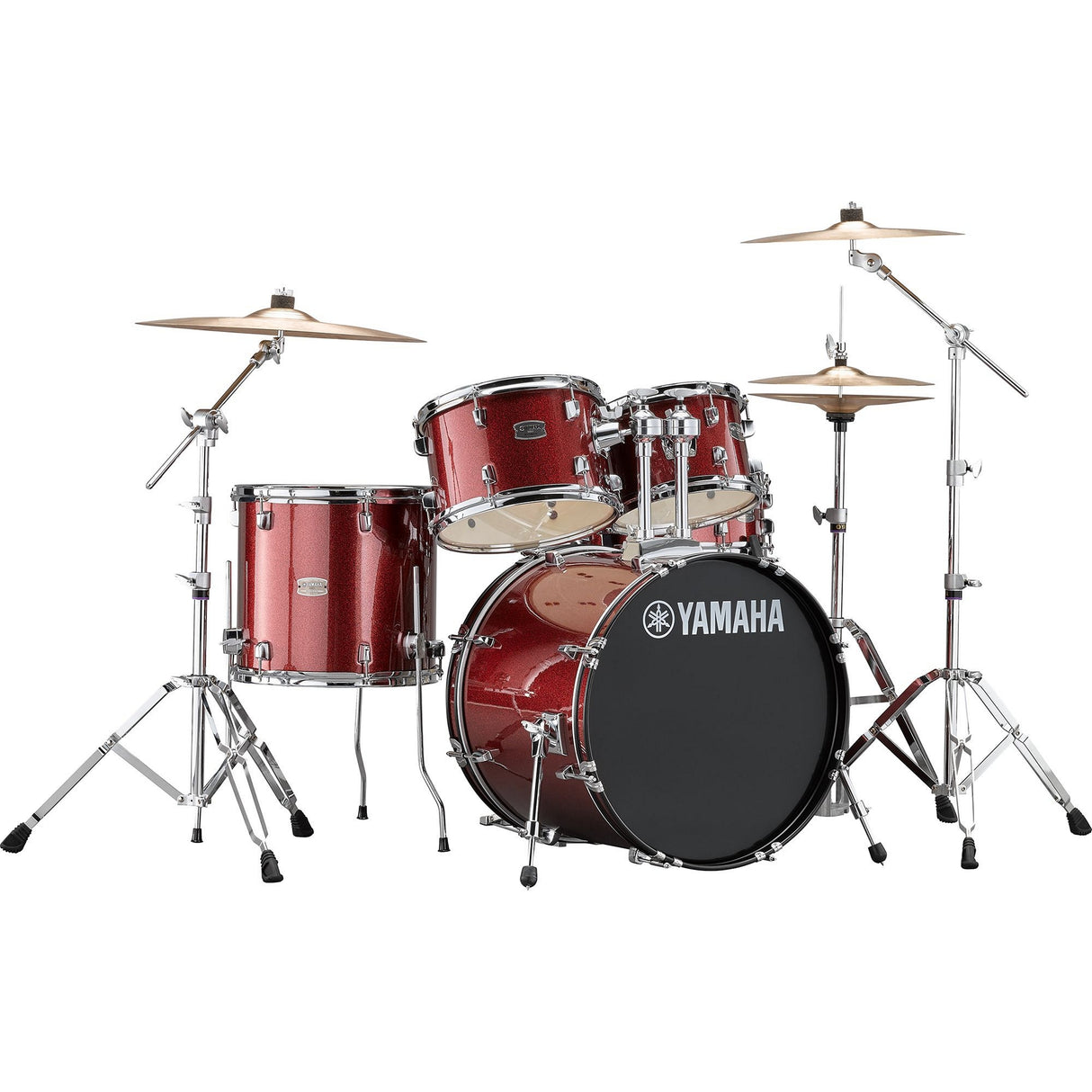 Yamaha Rydeen Series Acoustic 5-Piece Drum Kit - 5-piece set: 1x 20’’ Bass, 1x 10’’ & 12’’ Tom, 1x 14’’ Floor Tom, 1x