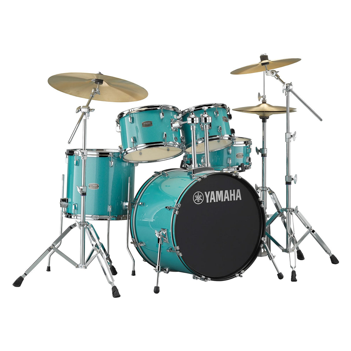 Yamaha Rydeen Series Acoustic 5-Piece Drum Kit - 5-piece set: 1x 20’’ Bass, 1x 10’’ & 12’’ Tom, 1x 14’’ Floor Tom, 1x