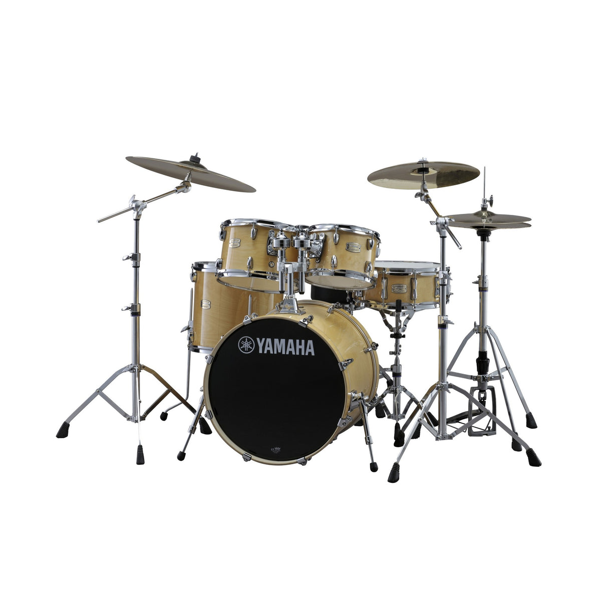 Yamaha Stage Custom Birch Shell Acoustic Drum Set, Natural Wood