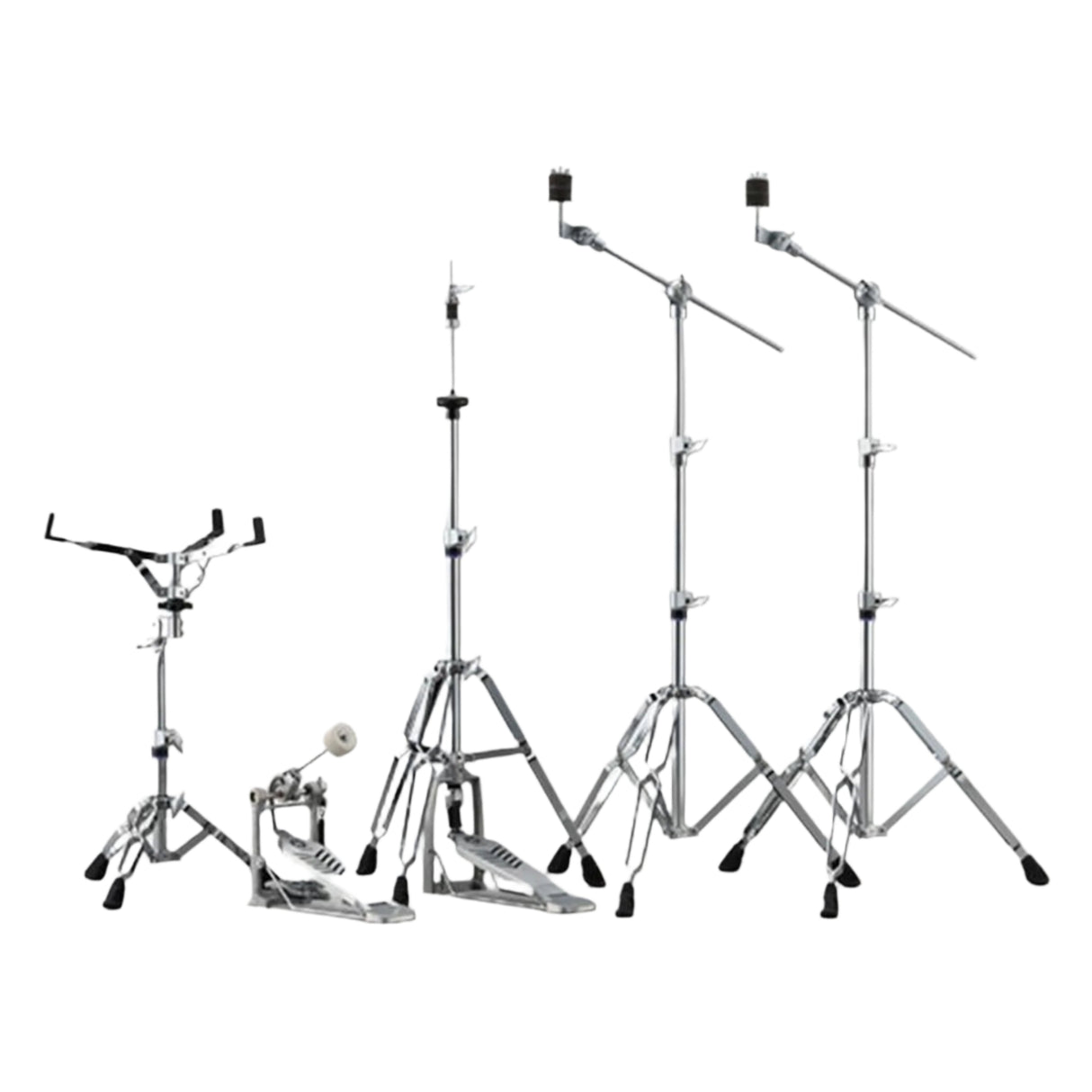 Yamaha Multi-Piece Hardware Set for Acoustic Drum Setups - Single-Braced, Lightweight; 2x Cymbal Stand, 1x Hi-Hat