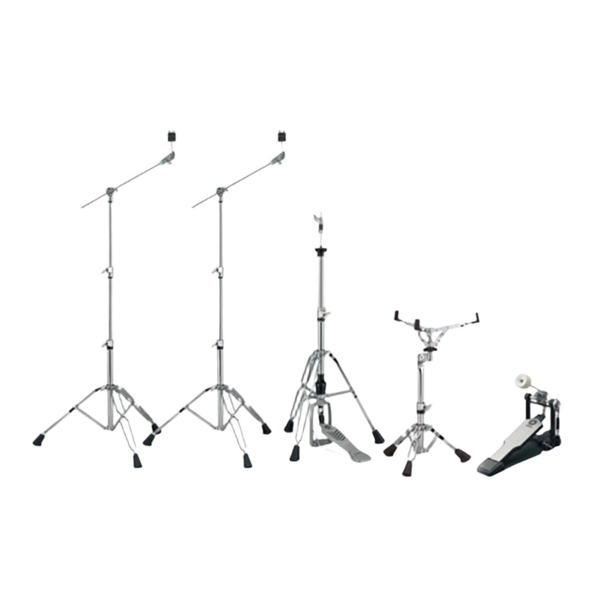Yamaha Multi-Piece Hardware Set for Acoustic Drum Setups - Double-Braced, Heavyweight; 2x Cymbal Stand, 1x Hi-Hat