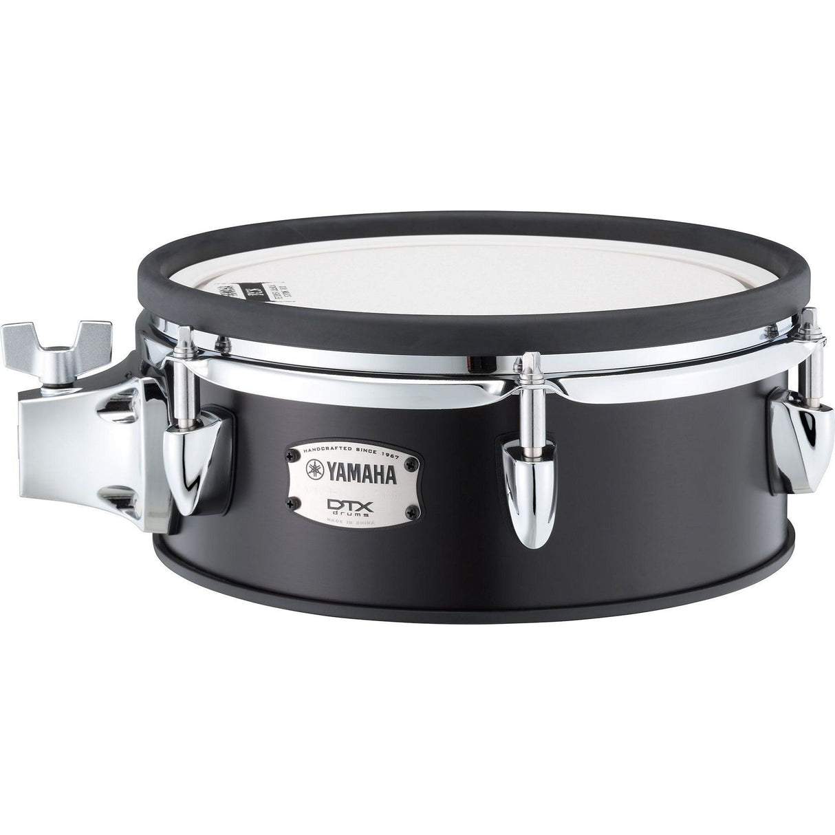 Yamaha XP105T-X 2-Zone 10-Inch DTX Electronic Drum Pads with Textured Cellular Silicone Drum Pad - Black Forest