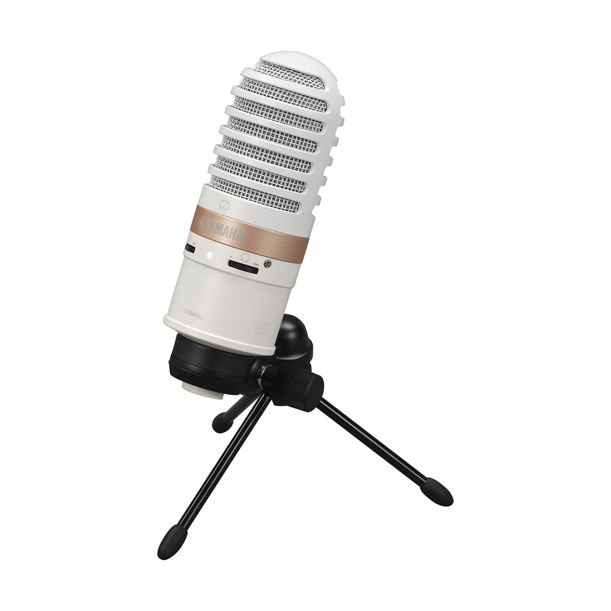 Yamaha YCM01U USB Cardioid Condenser Microphone for Streamers - White