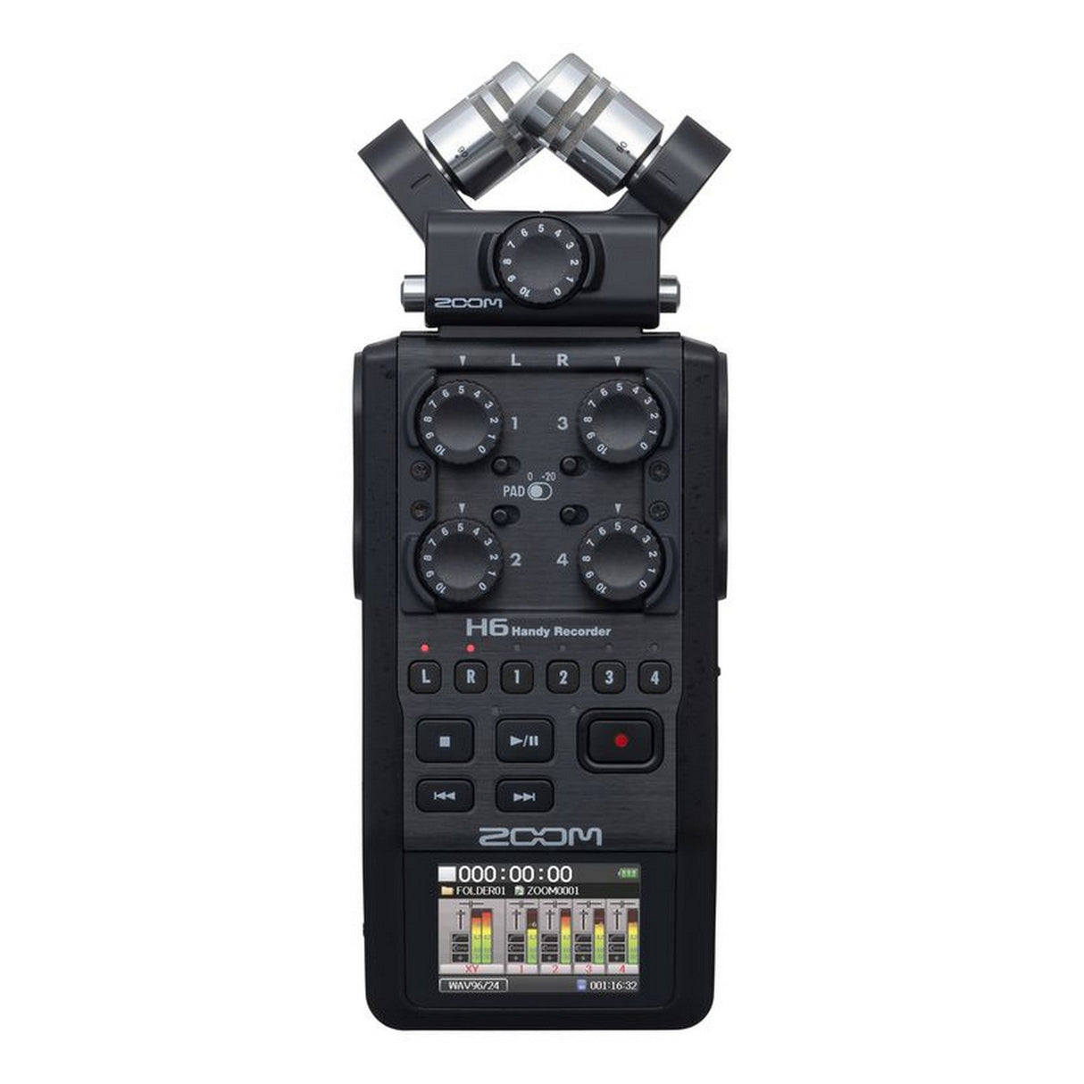 Zoom H6studio 6-Track 32-Bit Float Handy Recorder