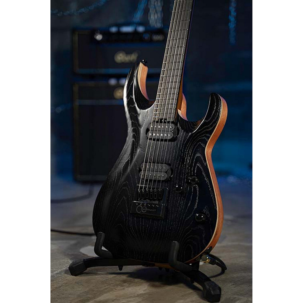 Cort KX700 Evertune Electric Guitar Ash Top on Mahogany Body - guitar