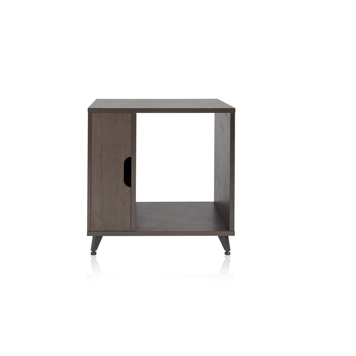 Gator GFW-ELITESIDECAR-BRN Elite Series Sidecar Rack Cabinet with Shelf Brown