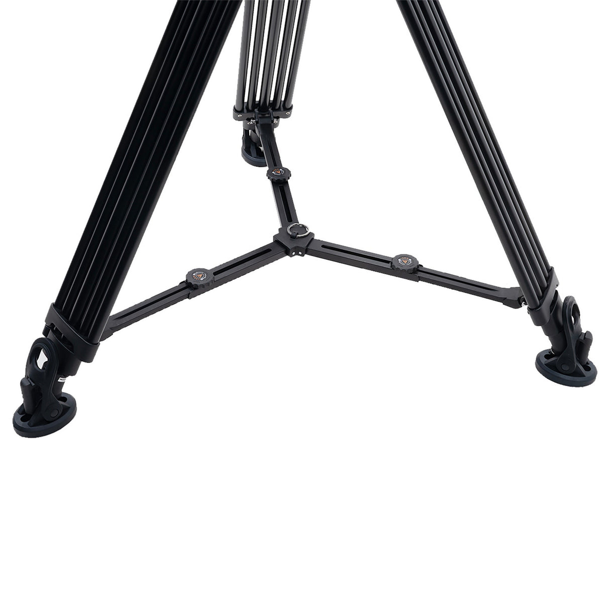 Ikan EG780A2D 2-Stage Aluminum Fluid Head Tripod Kit with Dolly and Adjustable Drag<