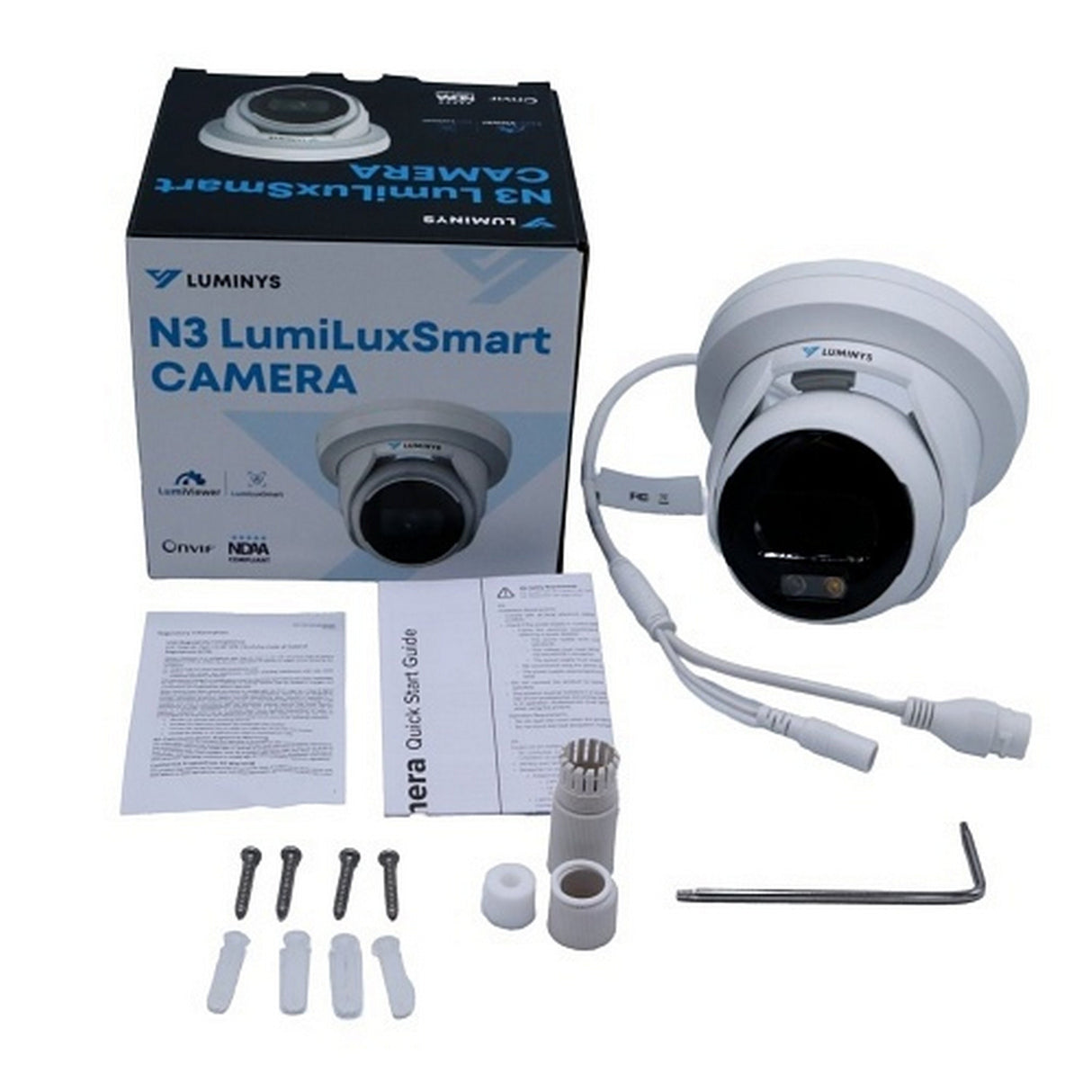 Luminys N3T-8LA2 8MP Network Dual-Light Fixed Turret Camera