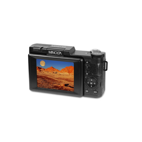 Minolta MND30 30 MP 2.7K Ultra HD Digital Camera Black