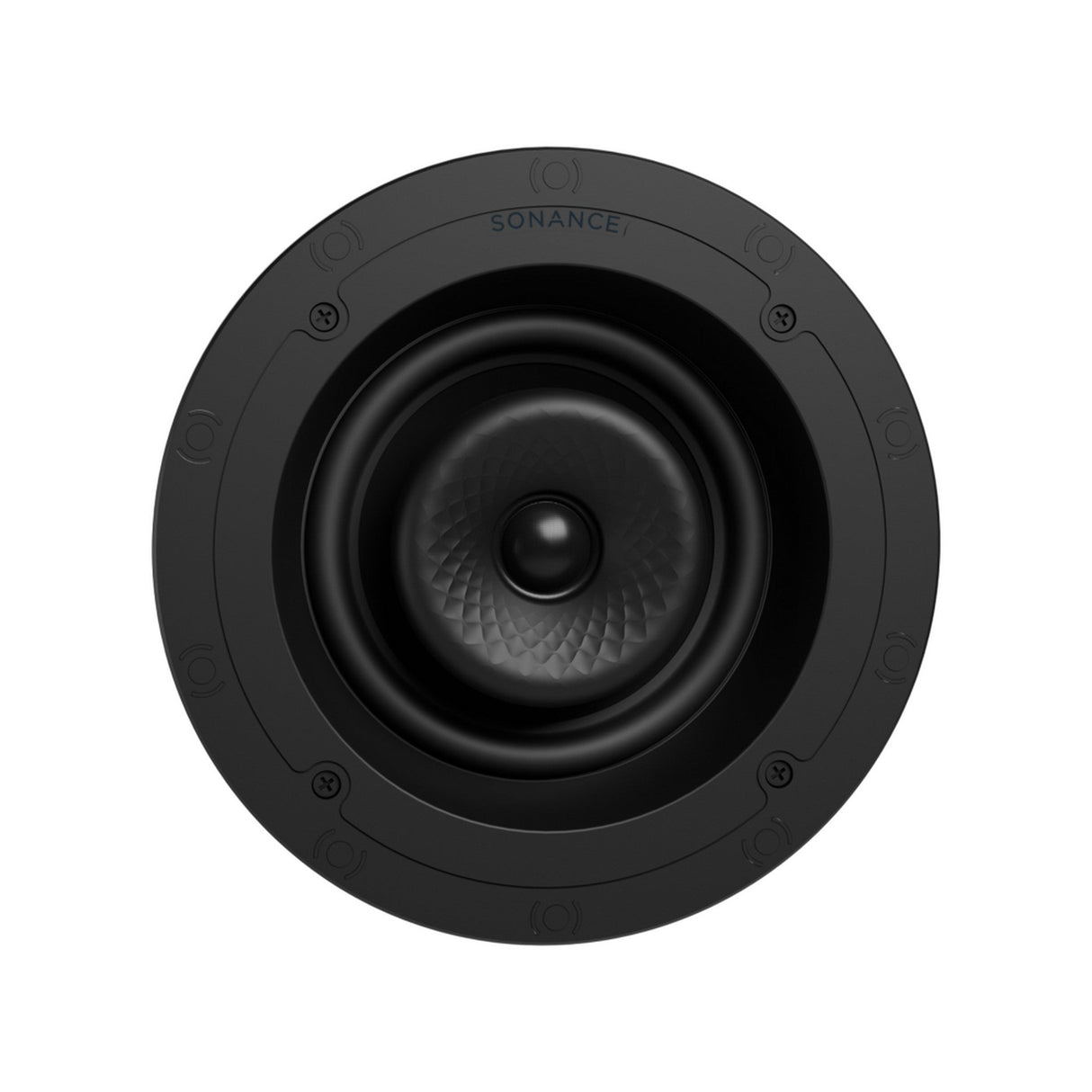 Sonance VX Series 6-Inch Round In-Ceiling Speaker with White Micro Trim Grille Pair