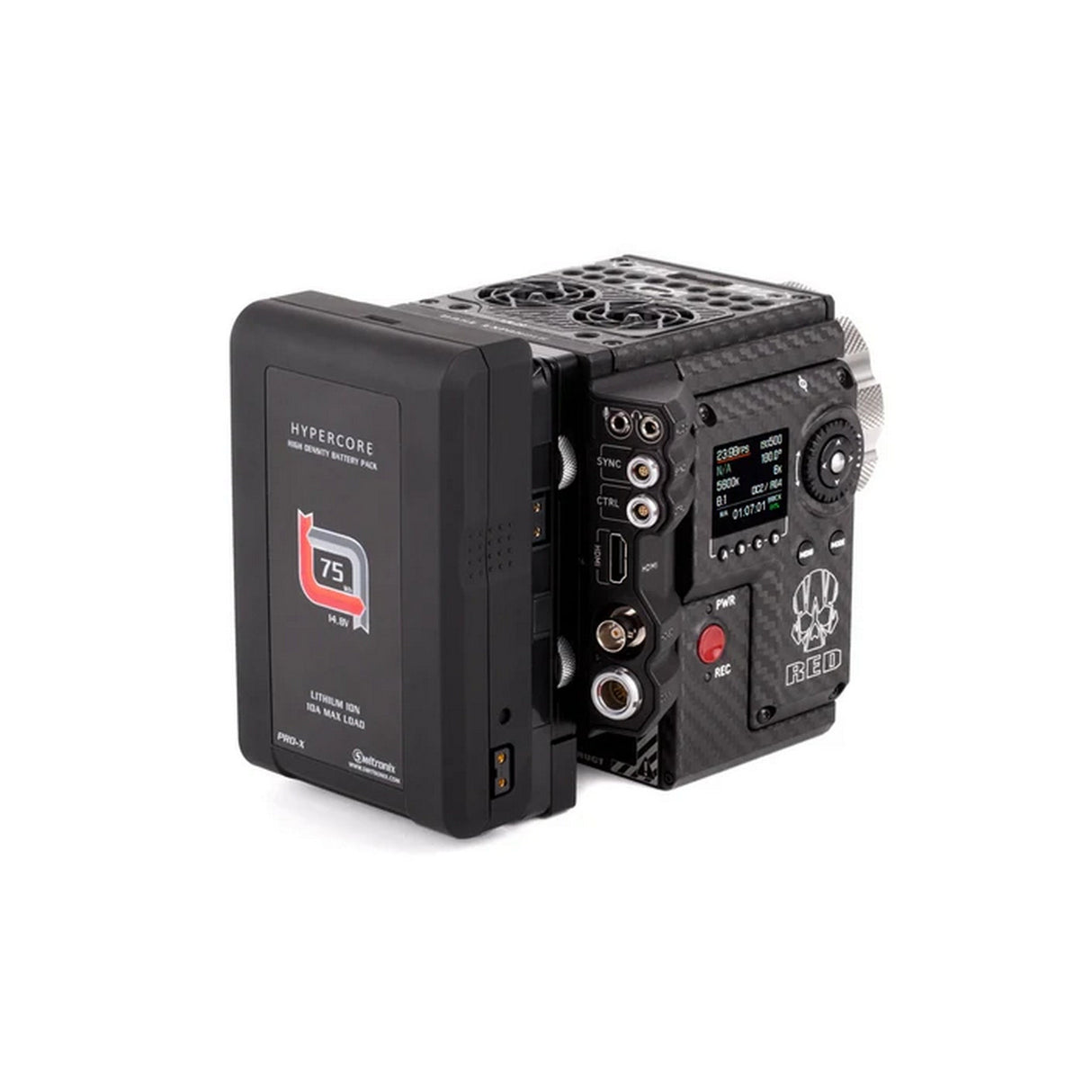 Wooden Camera Cable-less V-Mount Battery Plate for RED DSMC2 Camera