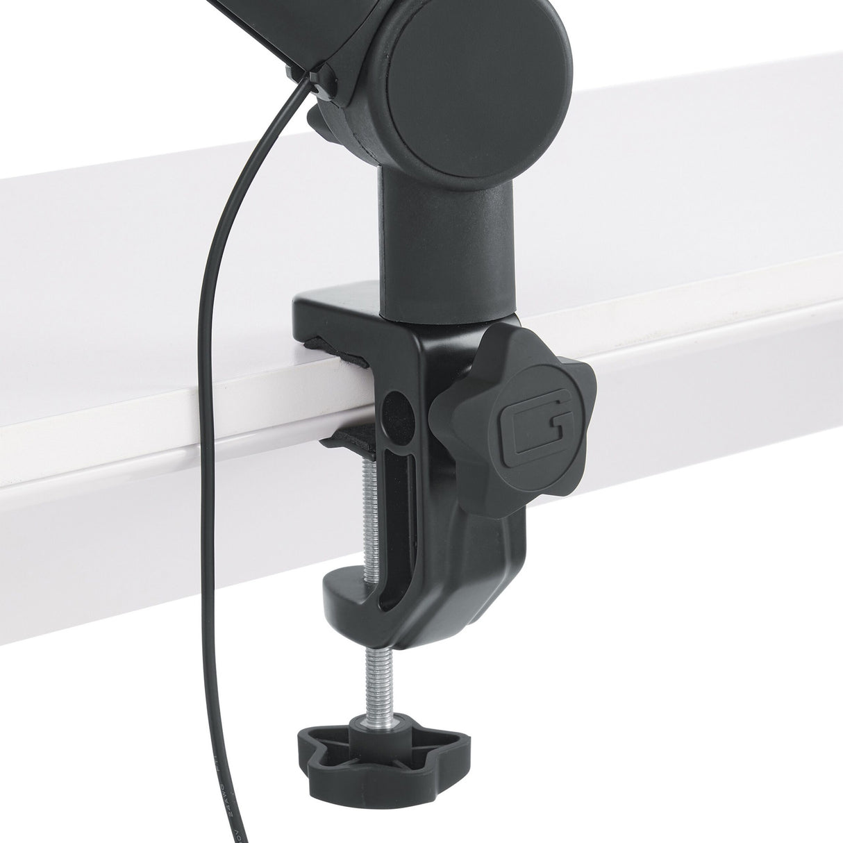 Gator GFWMICBCBM4000 Professional Broadcast Boom Microphone Stand with LED Light