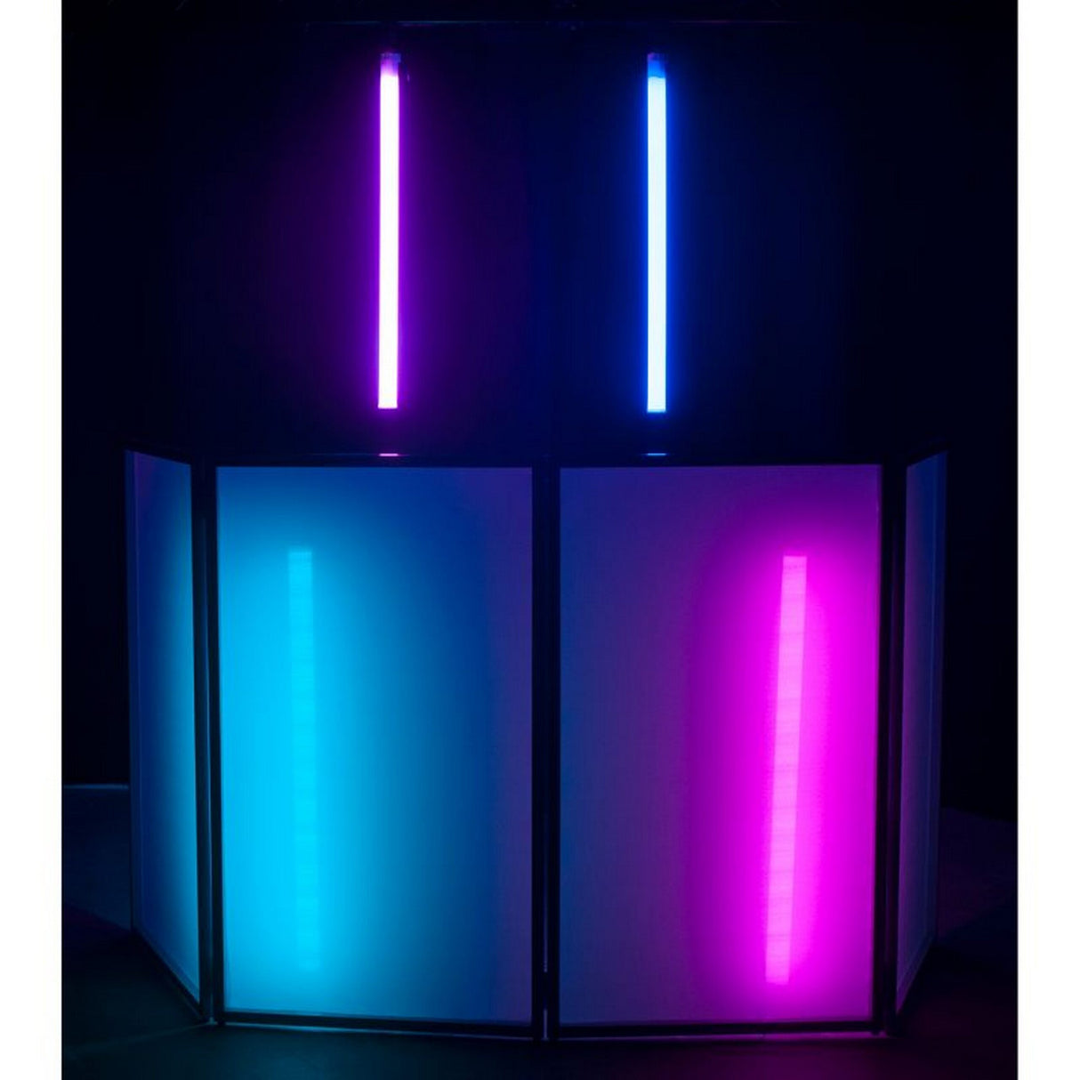 Eliminator Lighting LED BP TUBES 4 PAK Rechargeable Battery Powered Color Changing Plastic LED Tube 4-Pack