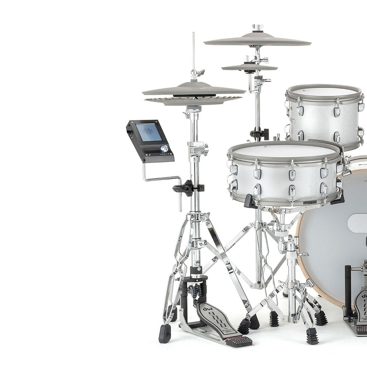 EFNOTE 7 Acoustic Designed Electronic Drum Set White / Sparkle