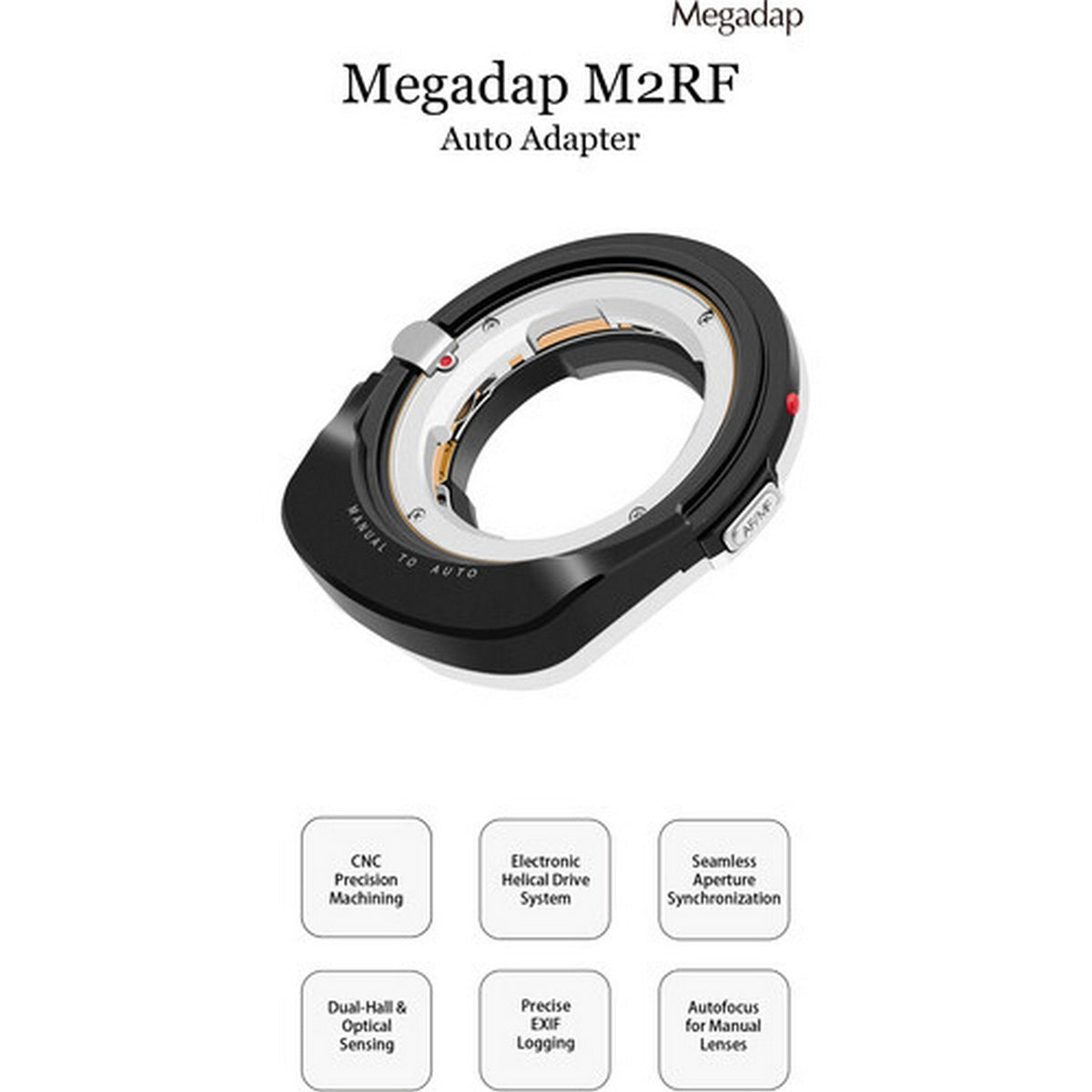 Megadap M2RF Leica M to Canon RF Autofocus Lens Adapter