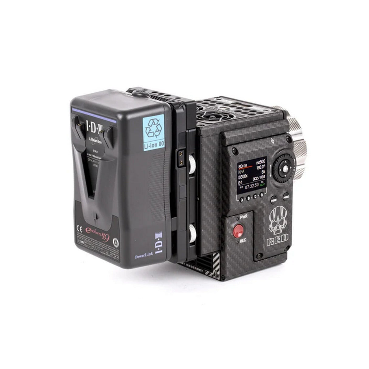 Wooden Camera Cable-less V-Mount Battery Plate for RED DSMC2 Camera